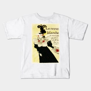 LA REVUE BLANCHE by Henri Toulouse Lautrec French Paris Magazine Advertisement Kids T-Shirt